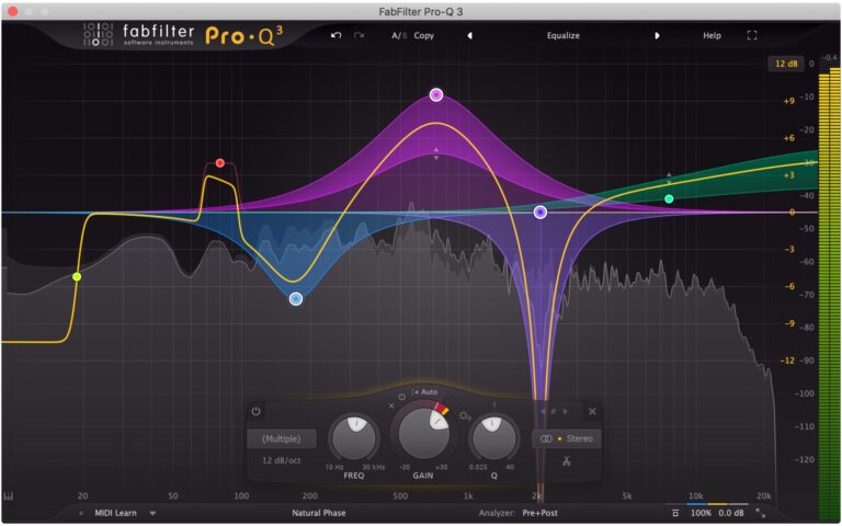plugin égalisation FabFilter Pro-Q 3 pro-q 3