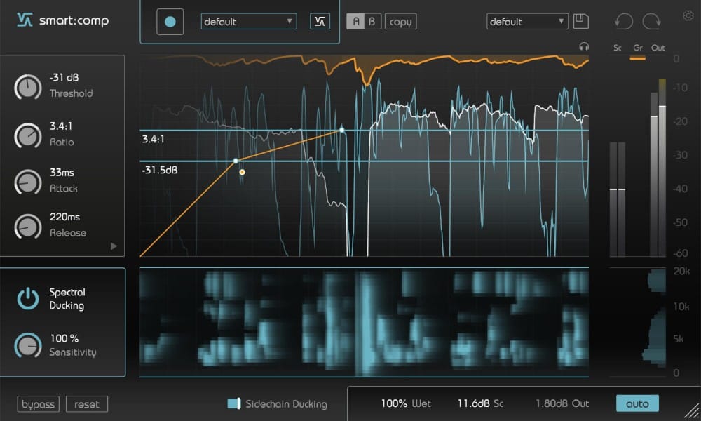plugin vst audio compression sonible smart comp