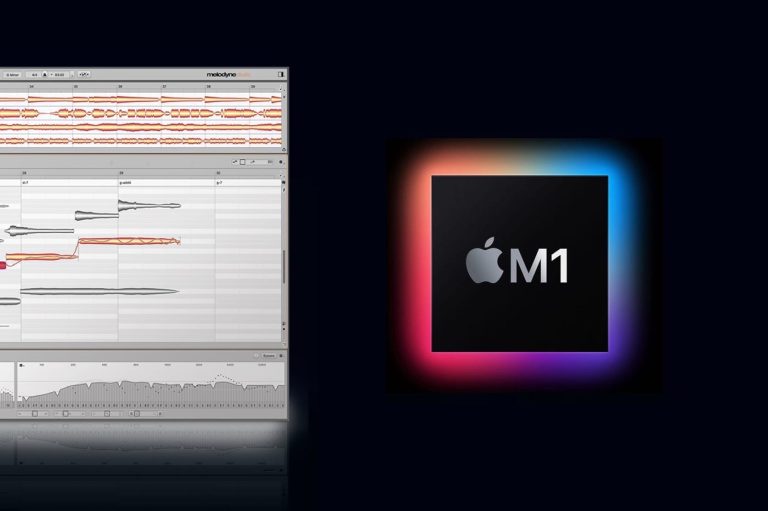 Celemony Melodyne et logo Apple M1