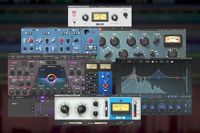 Plugins Waves compresseurs, eqs, etc.
